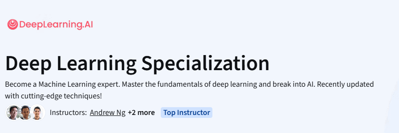 Deep Learning Specialization